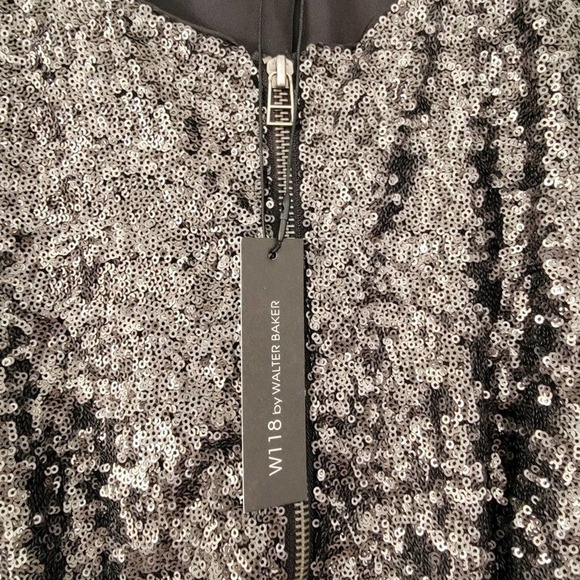 W118 By Walter Baker Lara Sequined Evening Jacket NWT - Picture 3 of 10